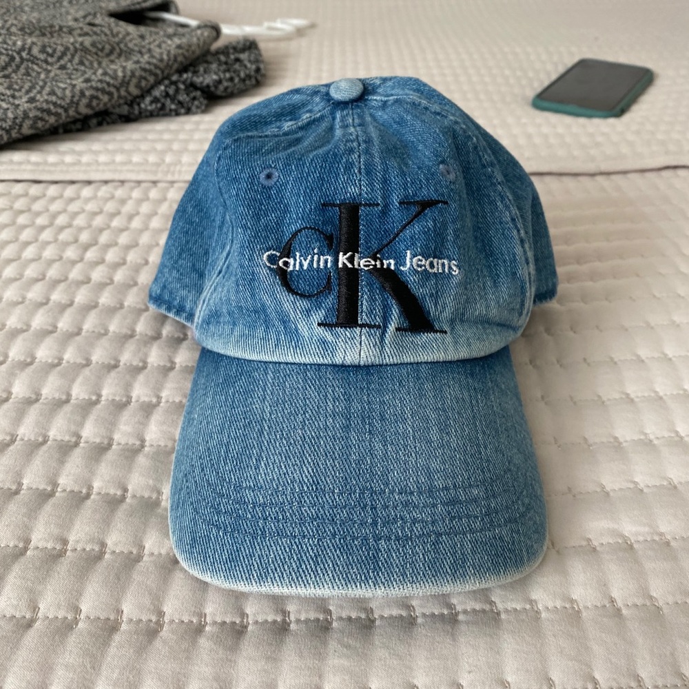 Calvin Klein Denim Baseball Hat